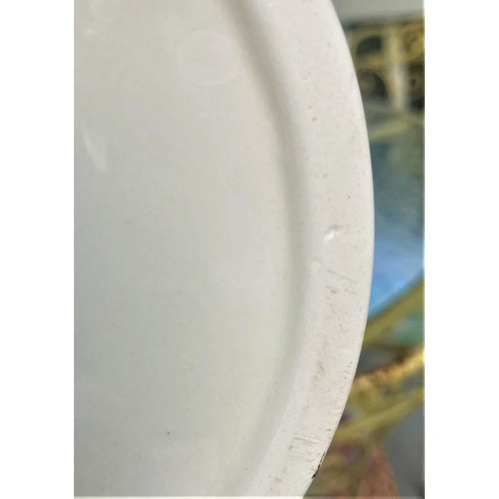 Rae Dunn Artesian Collection Treats XOXO Indigo Blue Boutique Canister Dimpled